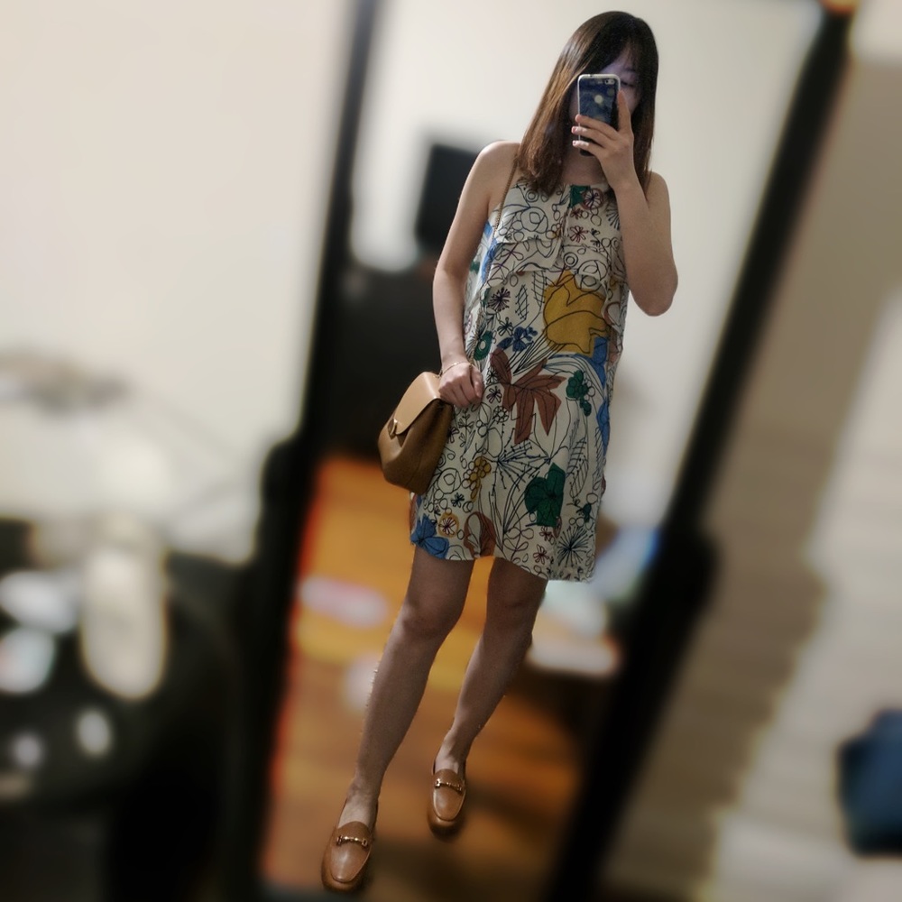 Bcbgmaxazria Floral Mini Dress, BCBG Strap Dress, Kidcore Dress, Summer Dress